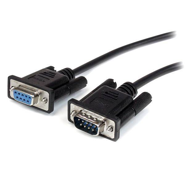 StarTech.com 50cm Seriell DB9 RS232 Verlängerungskabel - RS 232 DB-9 Kabel Verlängerung- DB 9 (Stecker)-3