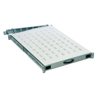 Digitus DN-19 TRAY-2-1000 19 Zoll Netzwerkschrank-Geräteboden 1 HE Ausziehbar Geeignet für Schranktiefe: 1000 mm Grau-3
