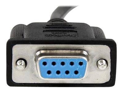 StarTech.com 1m DB9 RS232 Seriell Nullmodemkabel - Bu/Bu - 9-pin seriell Null-Mo-1