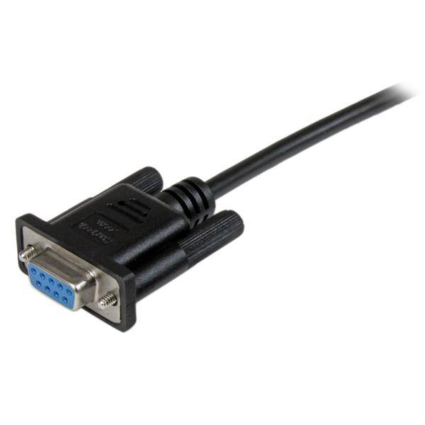 StarTech.com 1m DB9 RS232 Seriell Nullmodemkabel - Bu/Bu - 9-pin seriell Null-Mo-4