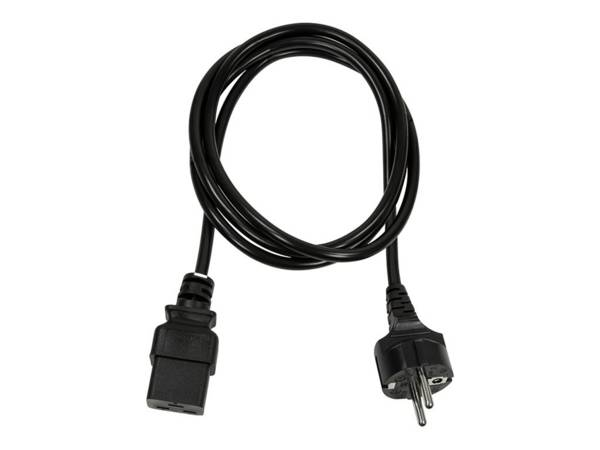 LogiLink Stromkabel - CEE 7/7 (M) gerade zu IEC 60320 C19 gerade - Wechselstrom