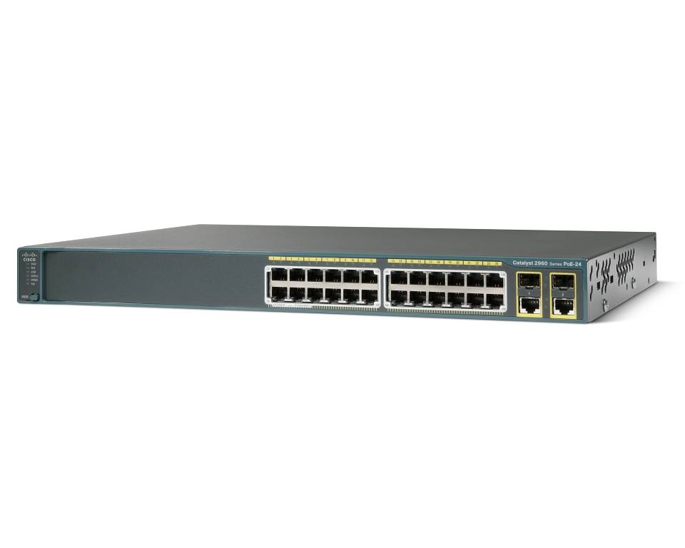 Cisco Catalyst 2960-Plus 24LC-L - Switch - managed - 16 x 10/100 + 8 x 10/100 (PoE)-3