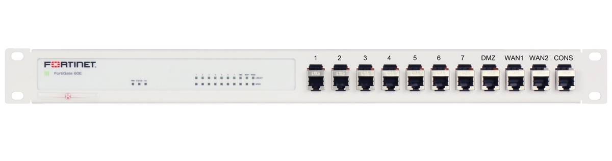 Rackmount.IT RM-FR-T10I - Rackmontagesatz - RJ-45 X 11 - RAL 9003, Signal White - 1U - 48.3 cm (19"")-1