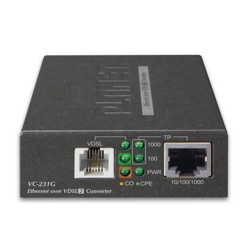 PLANET VC-231G - Medienkonverter - 1GbE, Ethernet over VDSL2-2