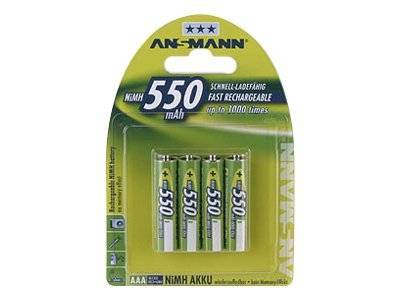 ANSMANN - Batterie 4 x AAA - NiMH - (wiederaufladbar)-2