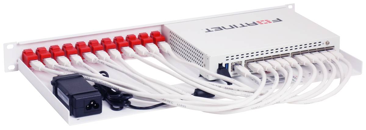 Rackmount.IT RM-FR-T10 - Rackmontagesatz - RJ-45 X 11 - RAL 9003, Signal White - 1U - 48.3 cm (19"")-3