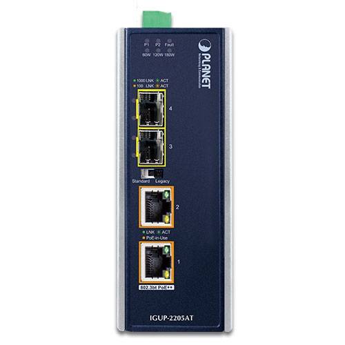 PLANET IGUP-2205AT - Medienkonverter - 1GbE - 10Base-T, 1000Base-LX, 1000Base-SX, 100Base-TX, 1000Base-T, 1000Base-BX --1