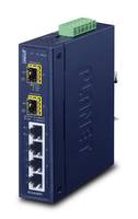 Planet Switch nicht verwaltet 4 x 10/100/1000 + 2 x Gigabit SFP an DIN-Schiene montierbar Gleichstrom-2