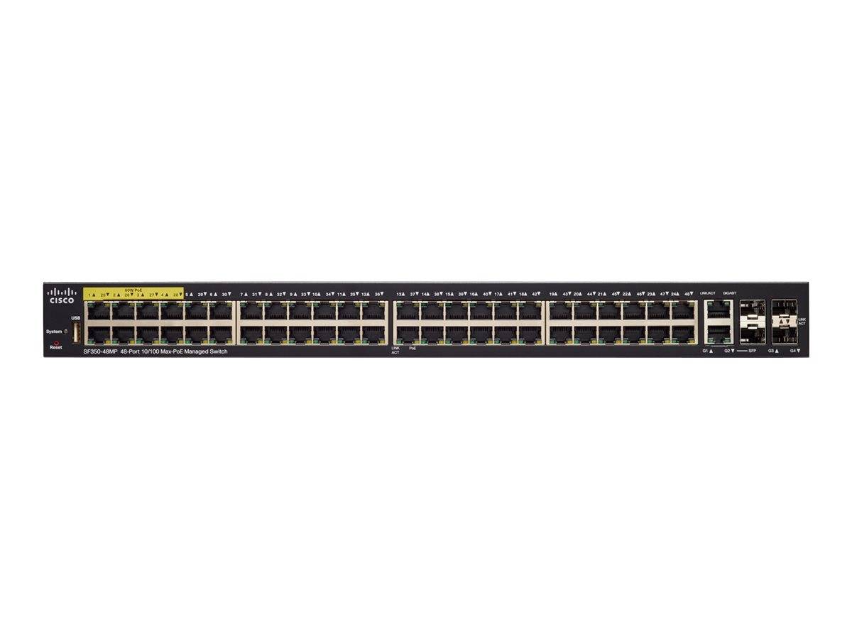 Cisco Small Business SF350-48MP - Switch - L3 - managed - 48 x 10/100 (PoE+)-1