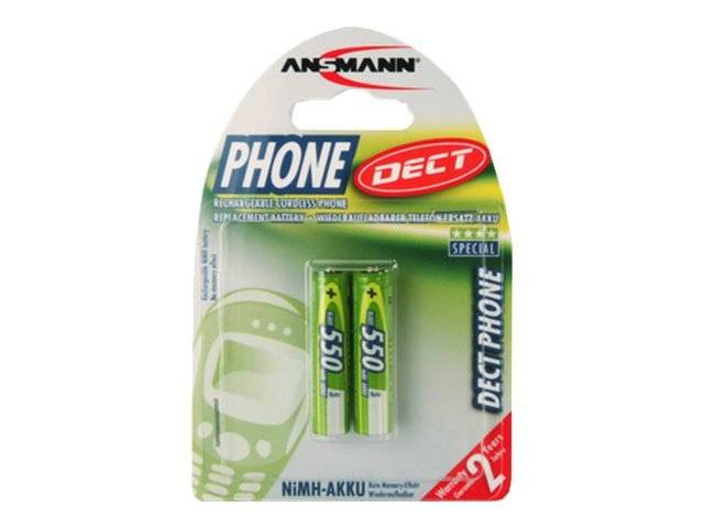 ANSMANN Dect - Batterie 2 x AAA - NiMH - 550-1