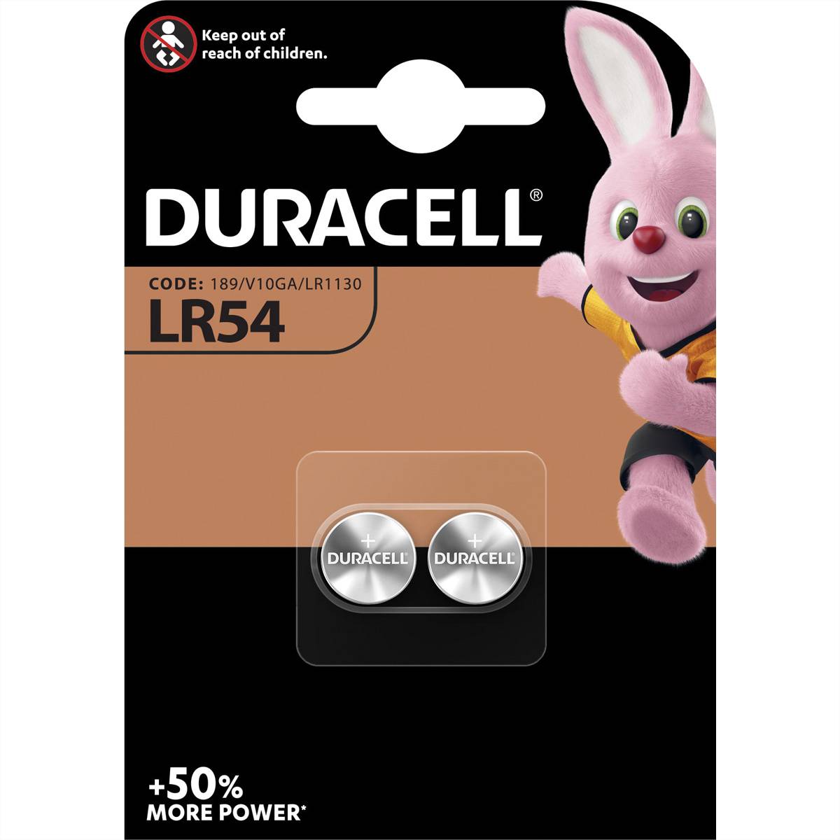Duracell Electronics LR54 - Batterie 2 x LR54-0