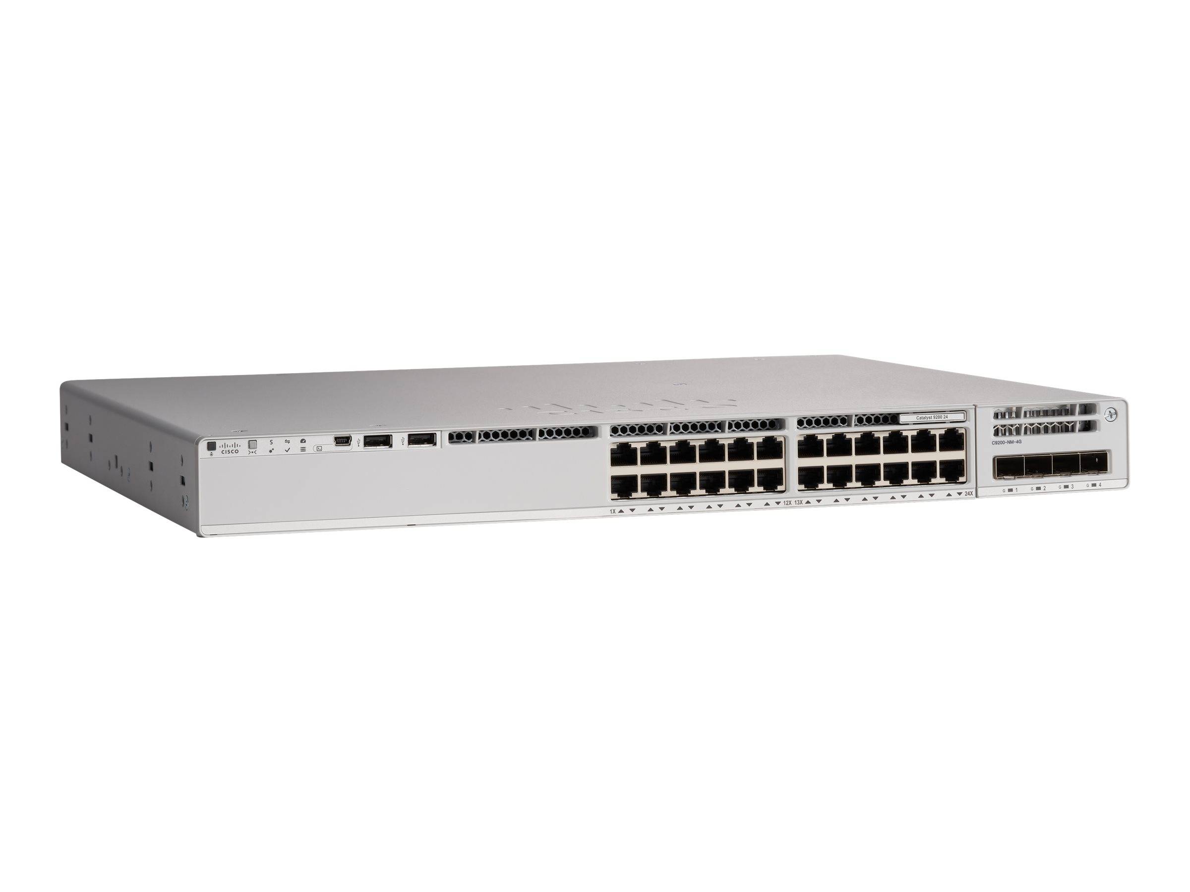 Cisco Catalyst 9200 - Network Advantage - Switch - L3 - managed - 8 x 100/1000/2.5G/5G/10GBase-T + 16 x 10/100/1000 (PoE-1