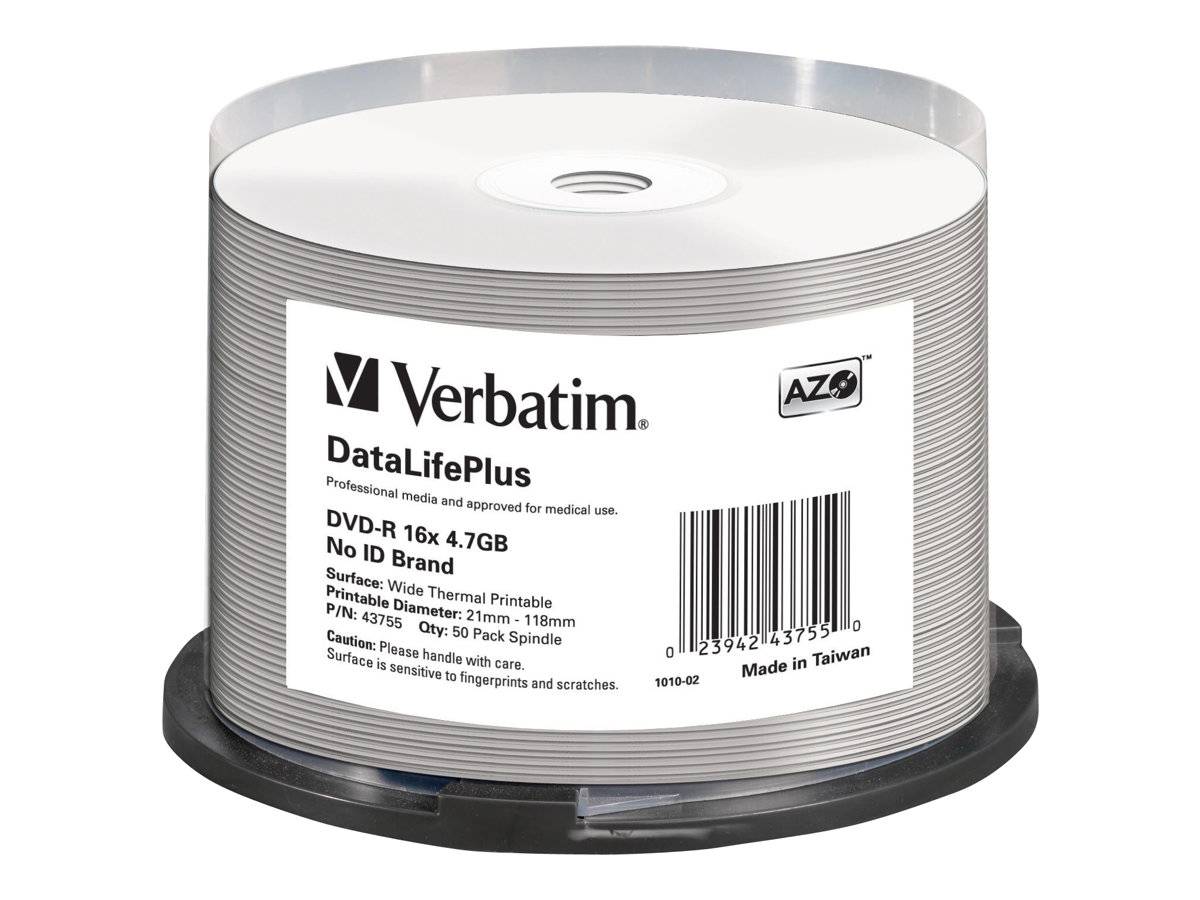 Verbatim DataLifePlus - 50 x DVD-R - 4.7 GB 16x-0