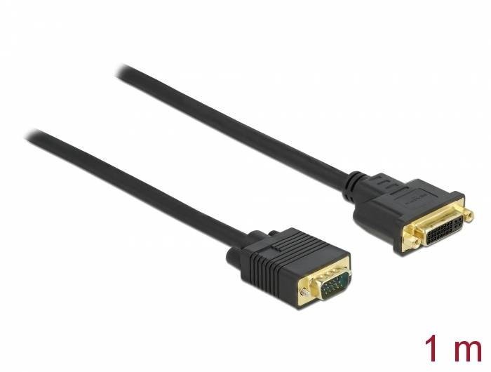 Delock - Adapterkabel - Single Link - DVI-I (W)-2