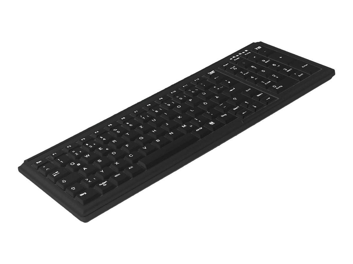 Contour Active Key AK-7000 USB Tastatur Deutsch, QWERTZ Schwarz-1