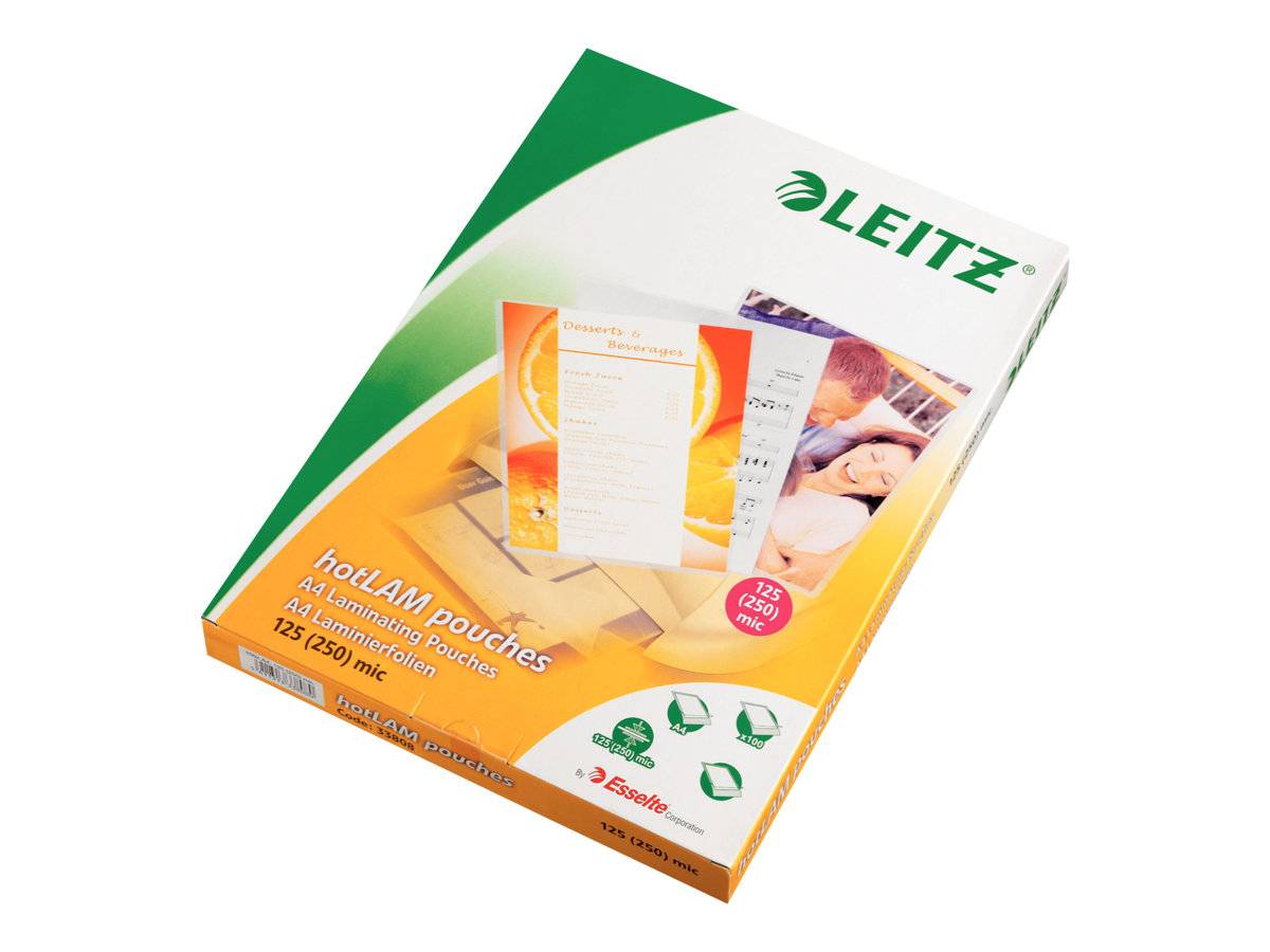 ESSELTE LEITZ - Leitz - 125 Mikron - Clear Glossy - 216 x 303-1