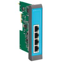 INSYS MRcard ES - Switch - 4 x 10/100 - Plugin-Modul-2