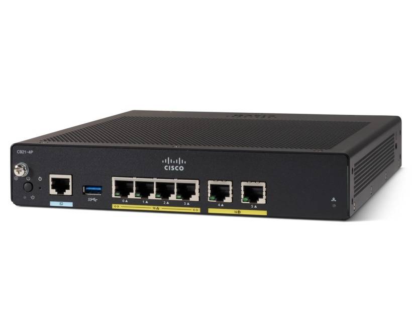 Cisco Integrated Services Router 927 - Router - Kabelmodem - 4-Port-Switch - Gig-1