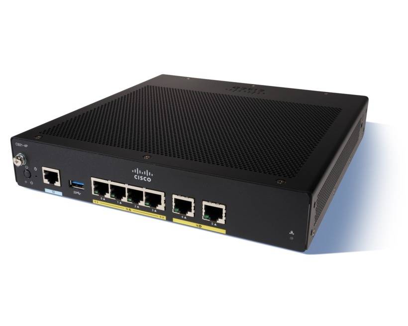 Cisco Integrated Services Router 927 - Router - Kabelmodem - 4-Port-Switch - Gig-2