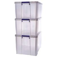 Fellowes ProStore, Aufbewahrungsbox, Transparent, Rechteckig, Polypropylen (PP), Einfarbig, Transparent-2