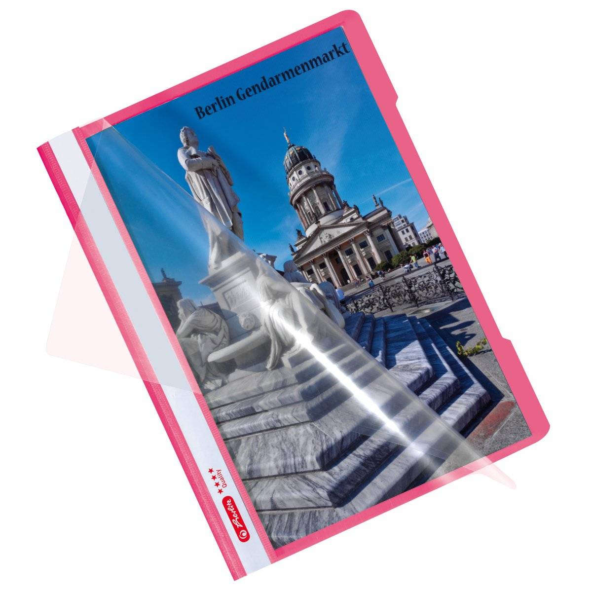 Herlitz 50016211, Pink, Polypropylen (PP), Matt, A4, 1 Stück(e), Deutschland-3