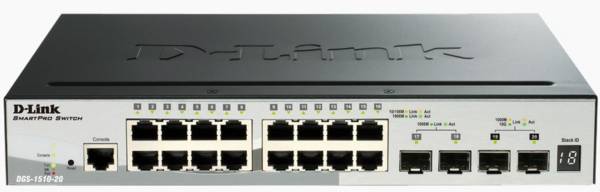 D-Link DGS-1510-20 20-Port Smart Managed Gigabit Stack Switch
