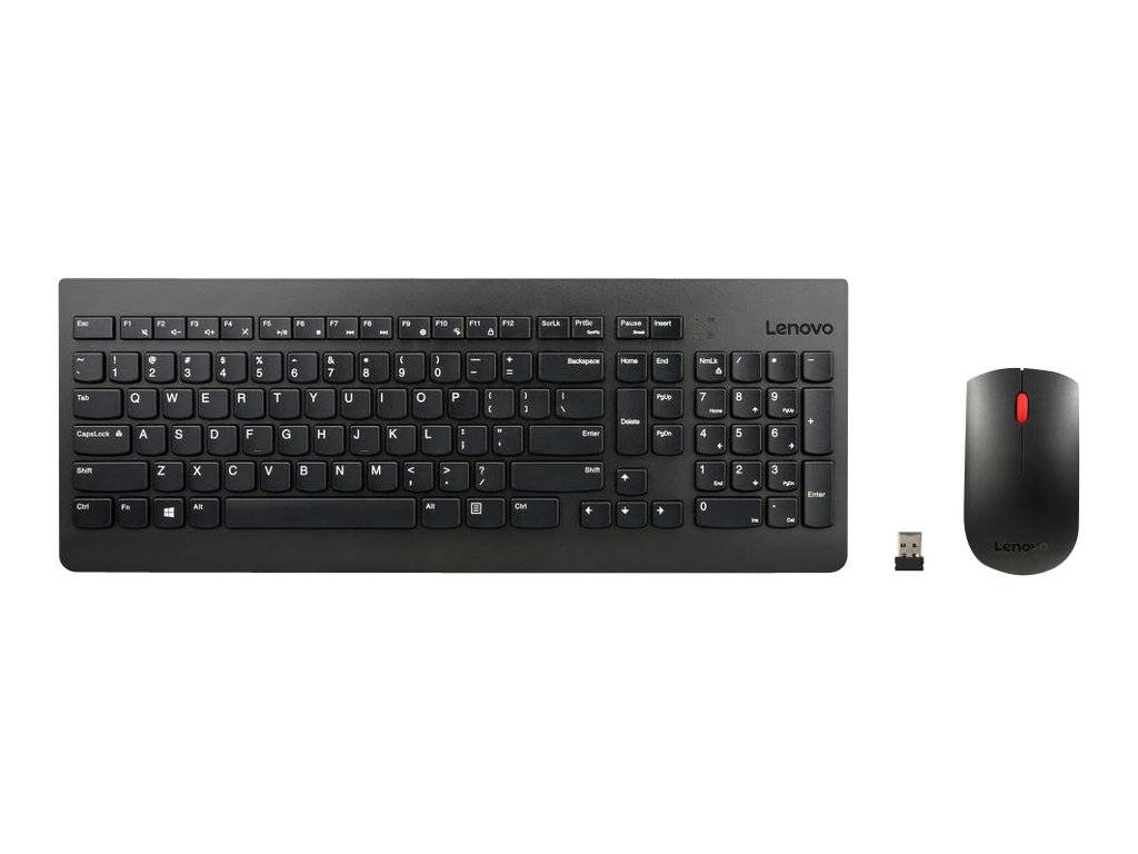 Lenovo Essential USB Tastatur, Maus-Set Deutsch, QWERTZ Schwarz-3