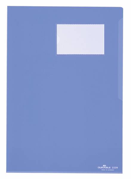 DURABLE POCKETFIX - Selbstklebende Etikettentasche - durchsichtig (Packung mit 10)-2
