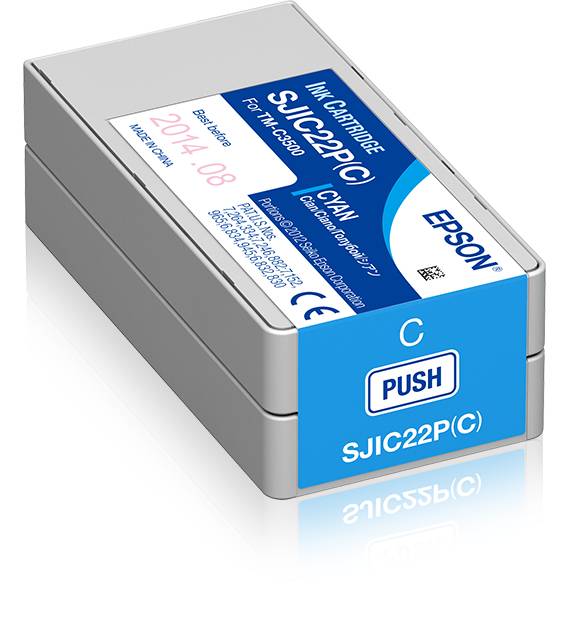 Original Epson C33S020602 / SJI-C-22-P-(C) Druckerpatrone Cyan-1