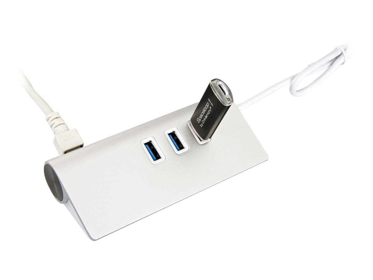 EXSYS EX-1132-N USB 3.0 HUB mit 3 Ports und 1GB LAN-2