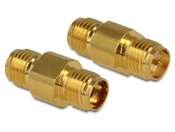 Delock 88736 88736 RP-SMA-Buchse - SMA-Buchse 0.00 m 1 St.-1