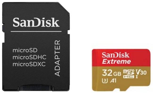 SanDisk Extreme - Flash-Speicherkarte (microSDHC/SD-Adapter inbegriffen)-1