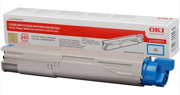 OKI - Cyan - original - Tonerpatrone - für OKI MC350, MC360-1