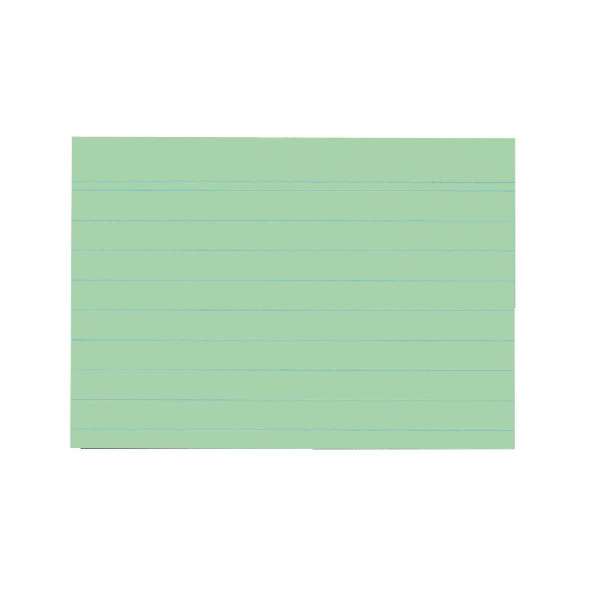 herlitz Karteikarten, DIN A7, liniert, grün-2