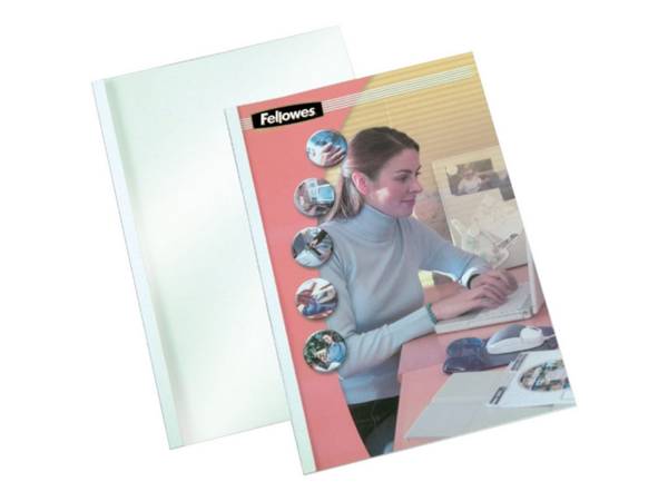 Fellowes Thermobindemappe Standard, DIN A4, 8 mm, weiß (5353912)