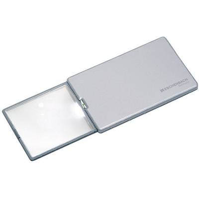 Eschenbach 152111 Easy Pocket Handlupe mit LED-Beleuchtung Vergrößerungsfaktor: 3 x  Silber 