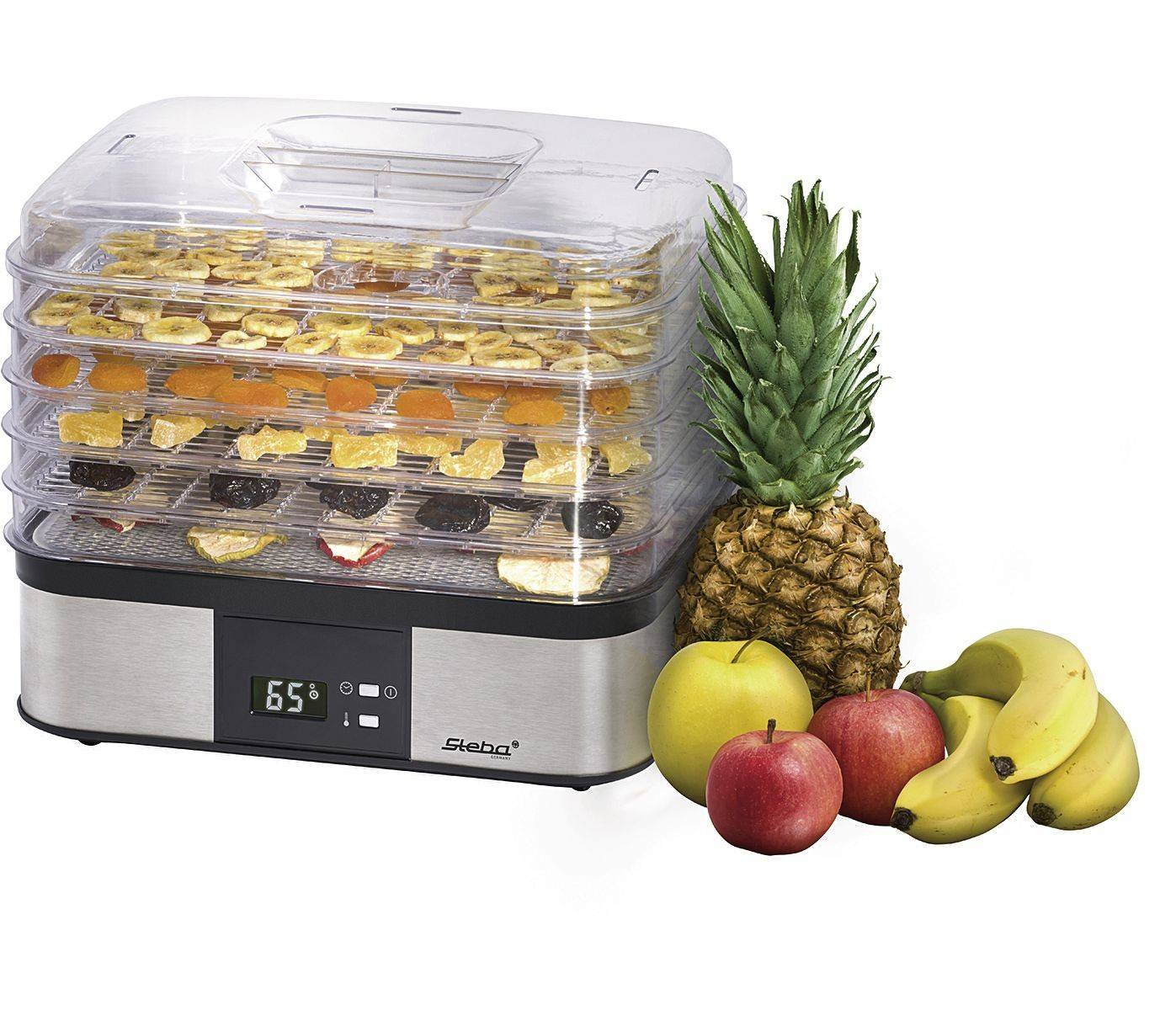 Steba ED 5 - Dörrautomat - 350 W - Edelstahl/Schwarz-1