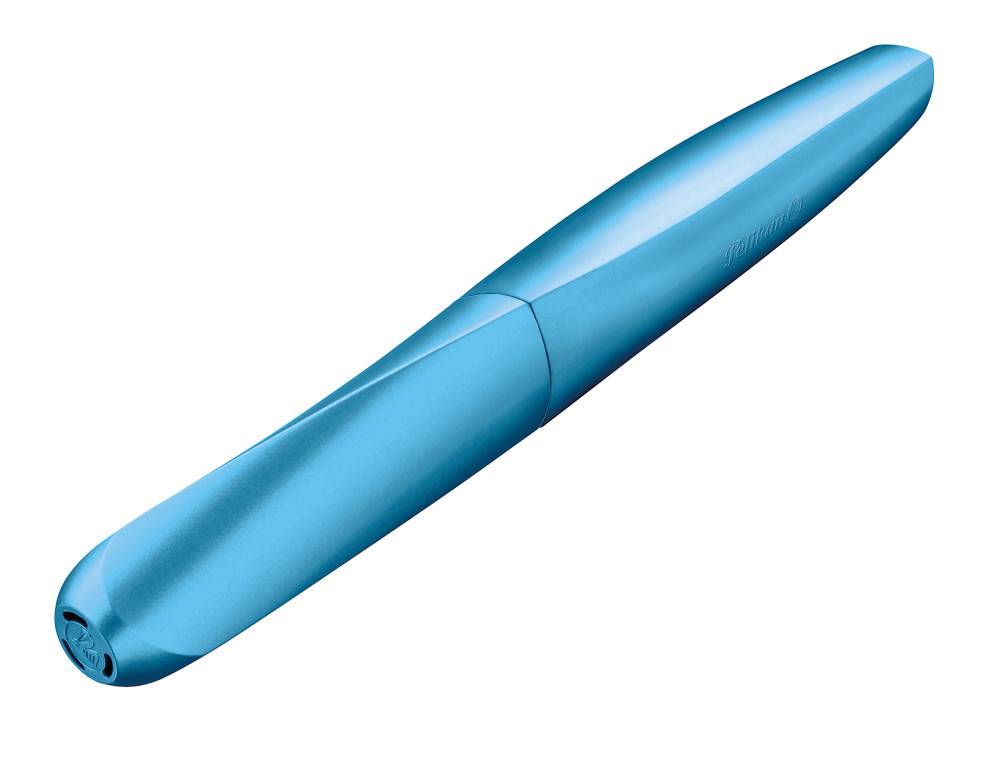 Pelikan Twist Füllhalter Frosted Blue, blau-metallic (56811255)-0