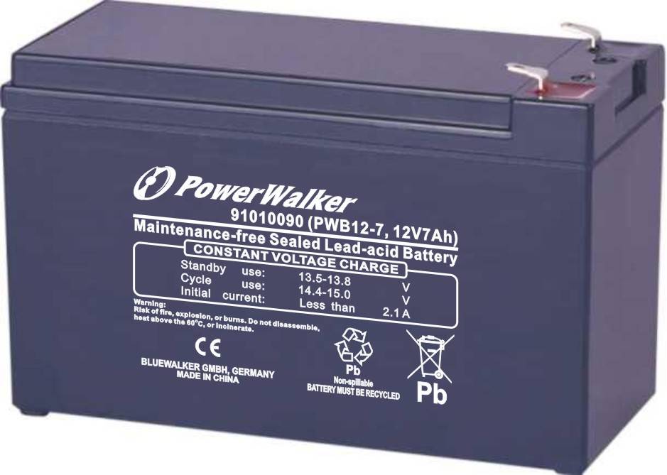 BLUEWALKER - PowerWalker PWB12-7 - USV-Akku - 1 x Bleisäure-1