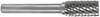 RUKO 116046 Frässtift Hartmetall Zylinder 3 mm Länge 38 mm Schaftdurchmesser 3 mm