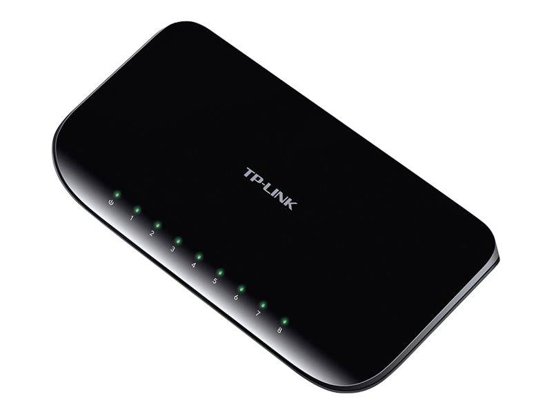 TP-LINK TL-SG1008D 8-Port Gigabit Desktop Switch - Switch - 8 x 10/100/1000 - De-0