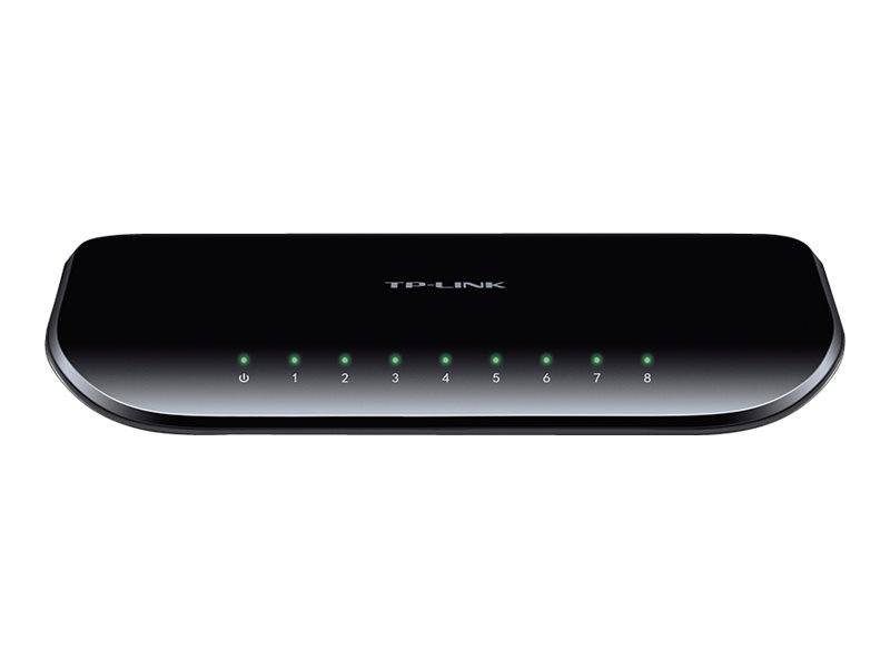 TP-LINK TL-SG1008D 8-Port Gigabit Desktop Switch - Switch - 8 x 10/100/1000 - De-2