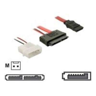 DeLOCK - SATA-Kabel - SATA, 4-Pin interner Netzstecker (5 V)