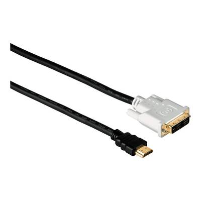 Hama Videokabel HDMI M bis DVI-D M 2 m Schwarz