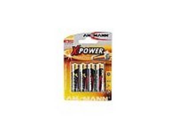 ANSMANN X-POWER Mignon AA - Batterie 4 x AA-Typ - Alkalisch