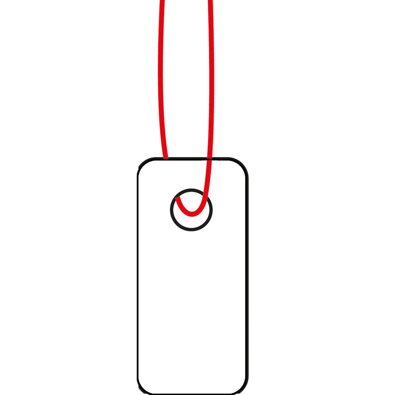 HERMA Strung marking tags - Weiß - 7 x 15 mm-1