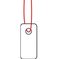 HERMA Strung marking tags - Weiß - 7 x 15 mm-2