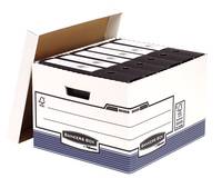 Archivbox groß BxHxT 38,7x29,4x44,5cm blau/weiß-2