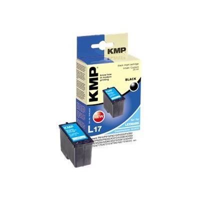 KMP L17 - 20 ml - Schwarz - kompatibel - wiederaufbereitet - Tintenpatrone (Alternative zu: Lexmark 18C0032 (#32))