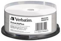 Verbatim DataLifePlus - 25 x BD-R DL - 50 GB 6x - breite bedruckbare Oberfläche-2